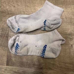 Well worn womens gym socks